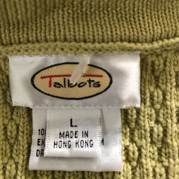 Talbots sweater. Like new.100%cotton - Picture 6 of 8